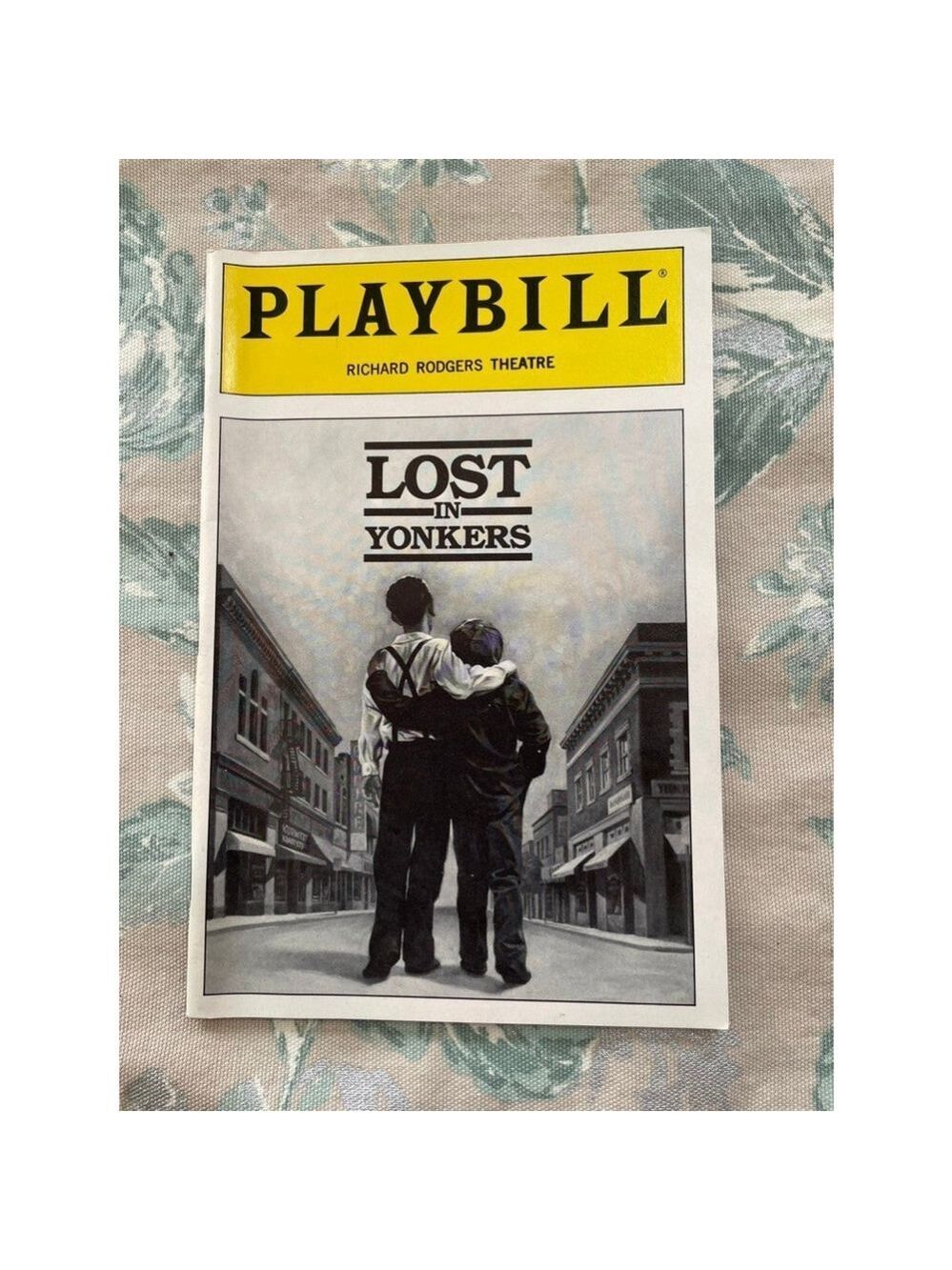 Playbill Lost in Yonkers Broadway NYC
